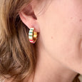 Tila Bead Hoop Earrings