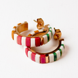 Tila Bead Hoop Earrings