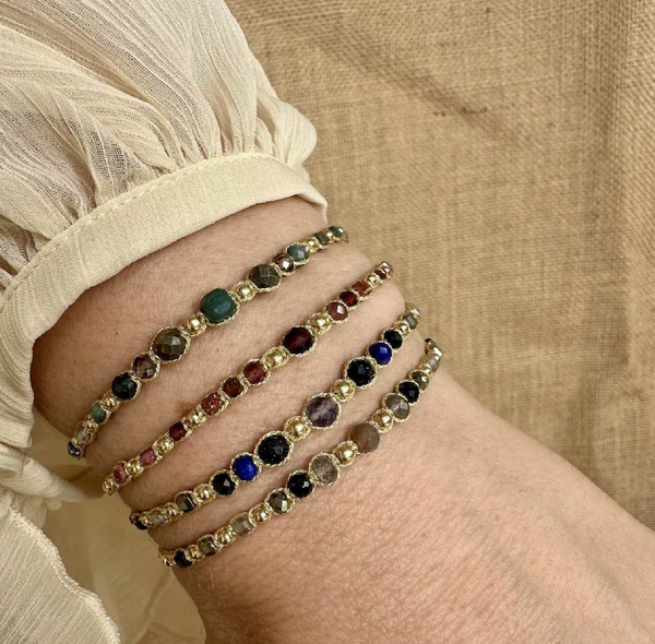 Metallic Thread Eva Bracelet