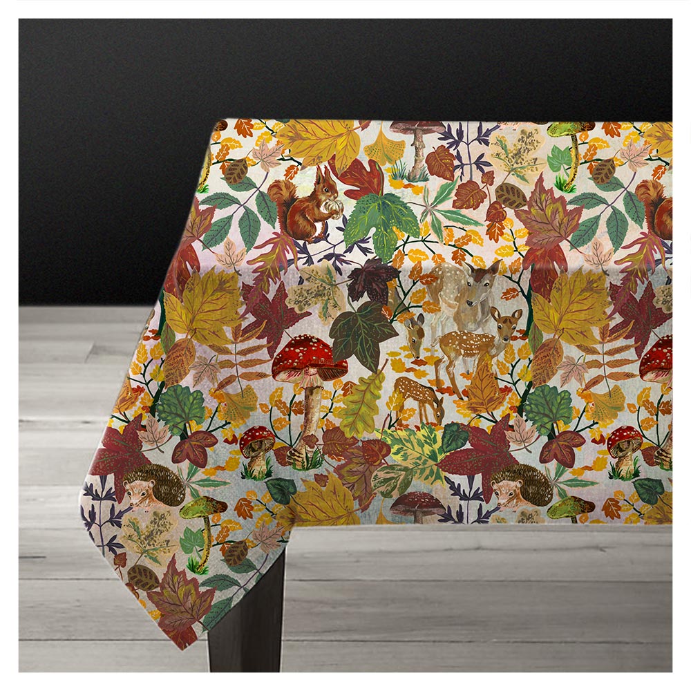 Falling Leaves Tablecloth
