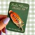 Katie Daisy Enamel Pin