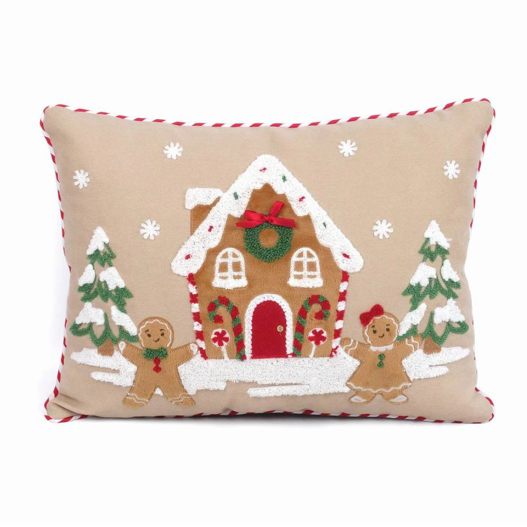 Gingerbread Lumbar Pillow