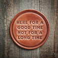 Pressed Leather Coaster