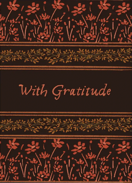 With Gratitude Card