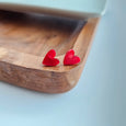 Acrylic Heart Studs