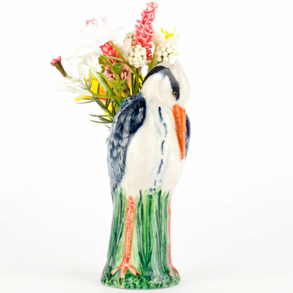 Heron Bud Vase