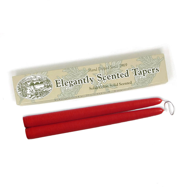 Hollyberry Scented Taper Candles