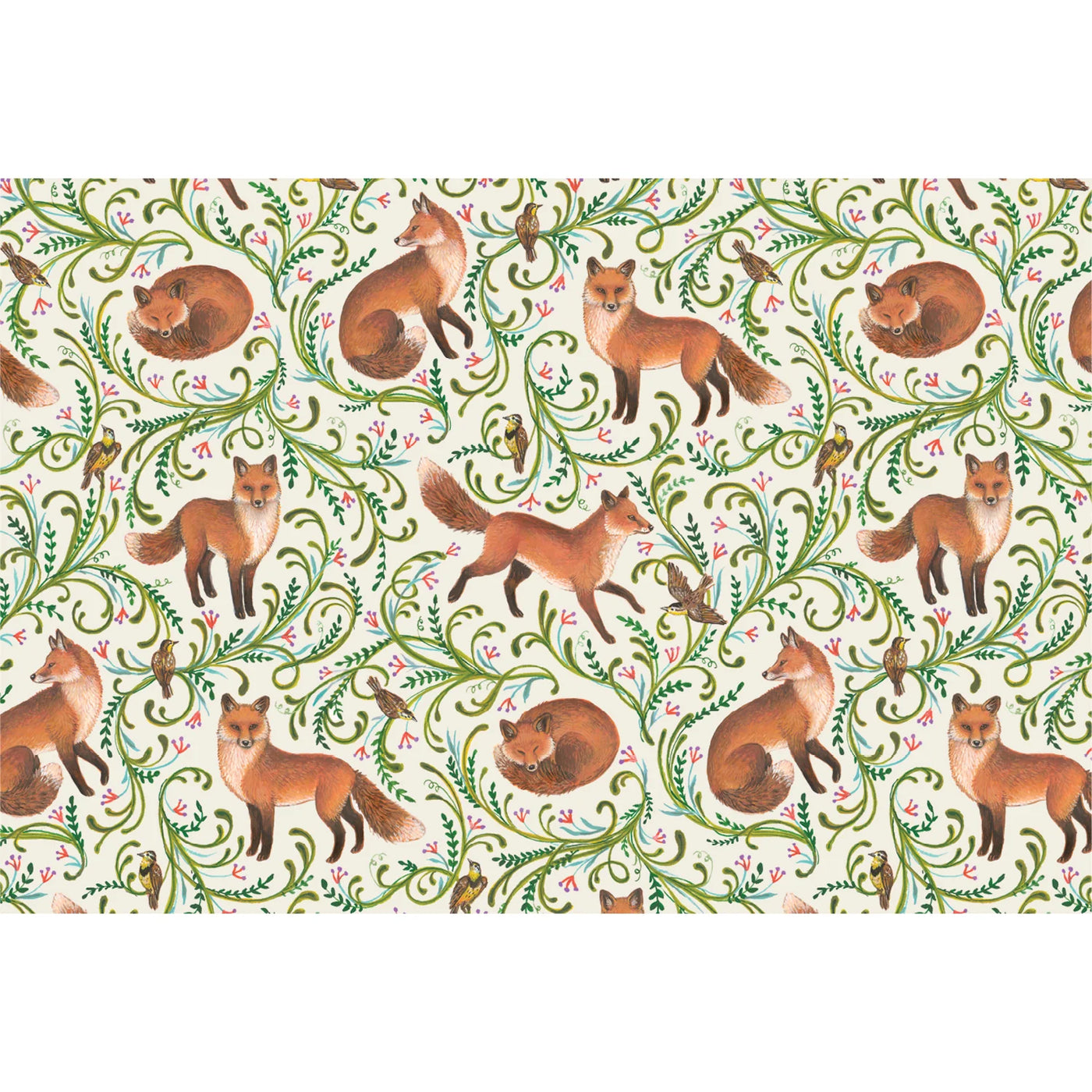 Fanciful Foxes Placemats