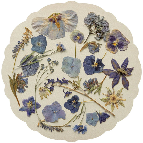 Die-cut Periwinkle Petals Placemats