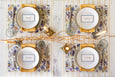 Periwinkle Pressed Petals Placemats