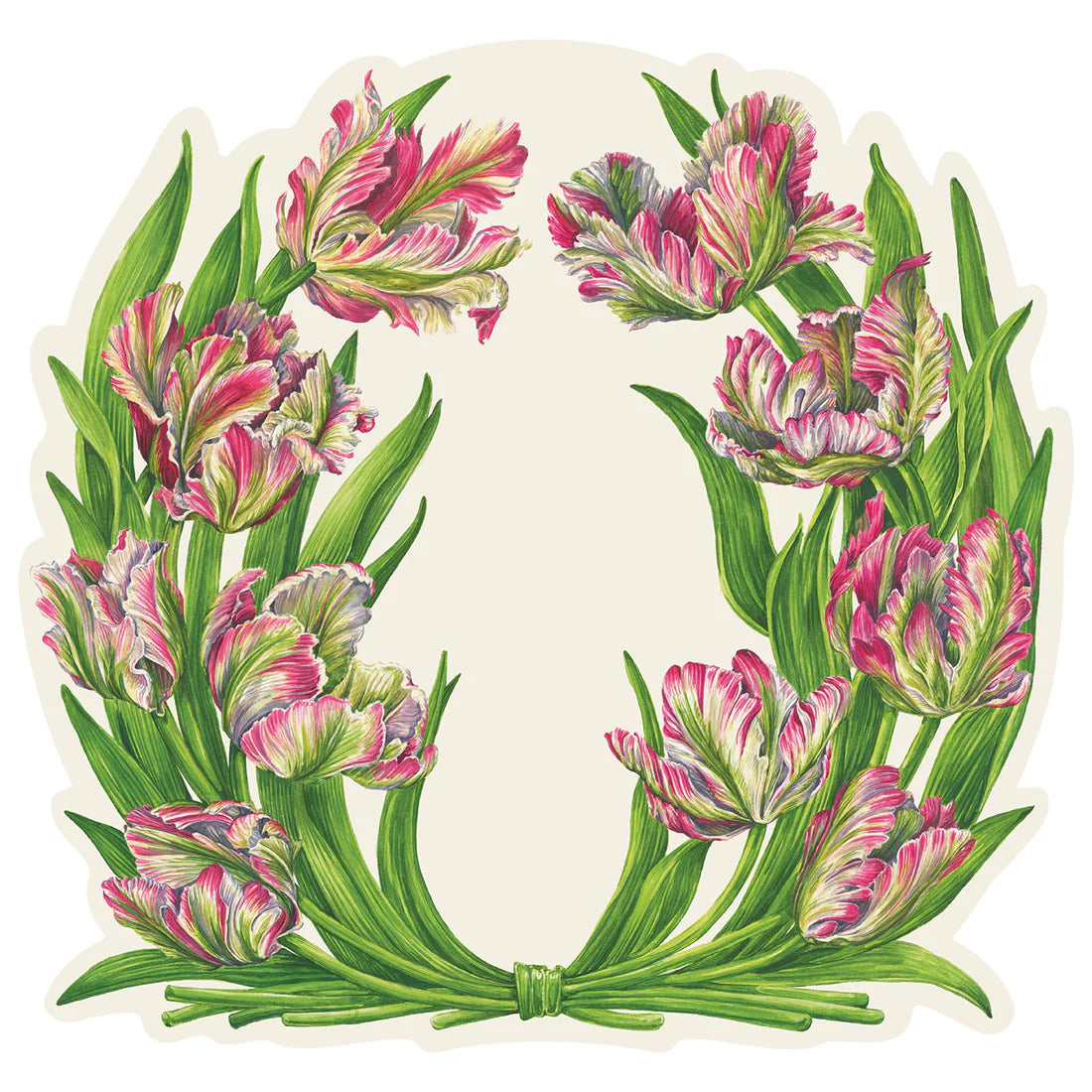 Die-cut Parrot Tulip Placemats