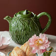 Kale Leaves Teapot