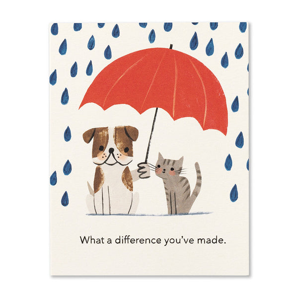 What a Difference You've Made Card