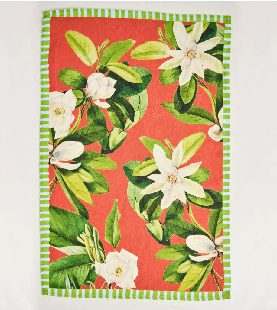 Magnolia Tea Towel