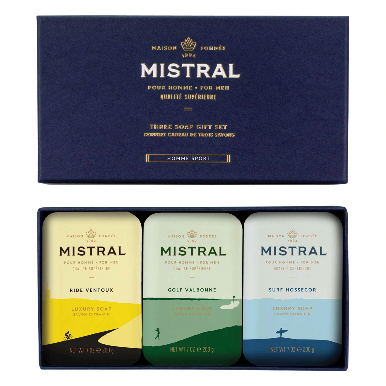 Men's Sport Soap Box Set