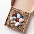 Wooden Bird Eggs Set