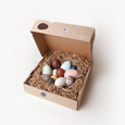 Wooden Bird Eggs Set