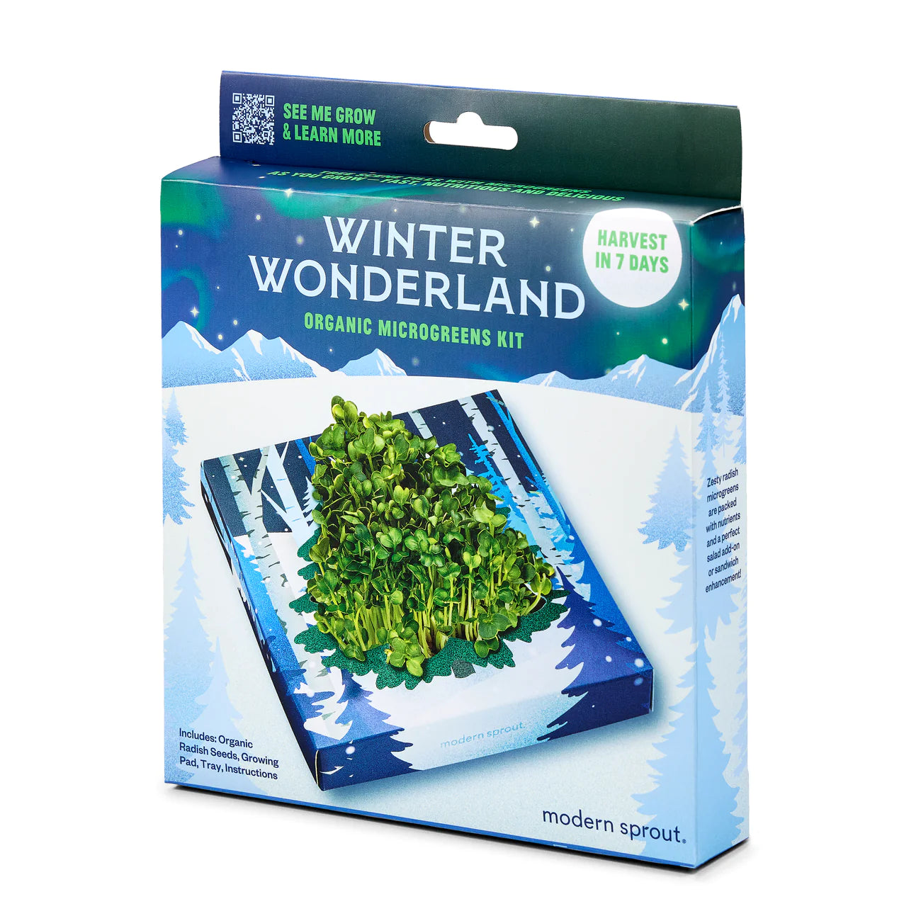 Winter Wonderland Organic Microgreens Kit