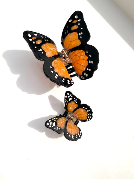Monarch Butterfly Hair Clip