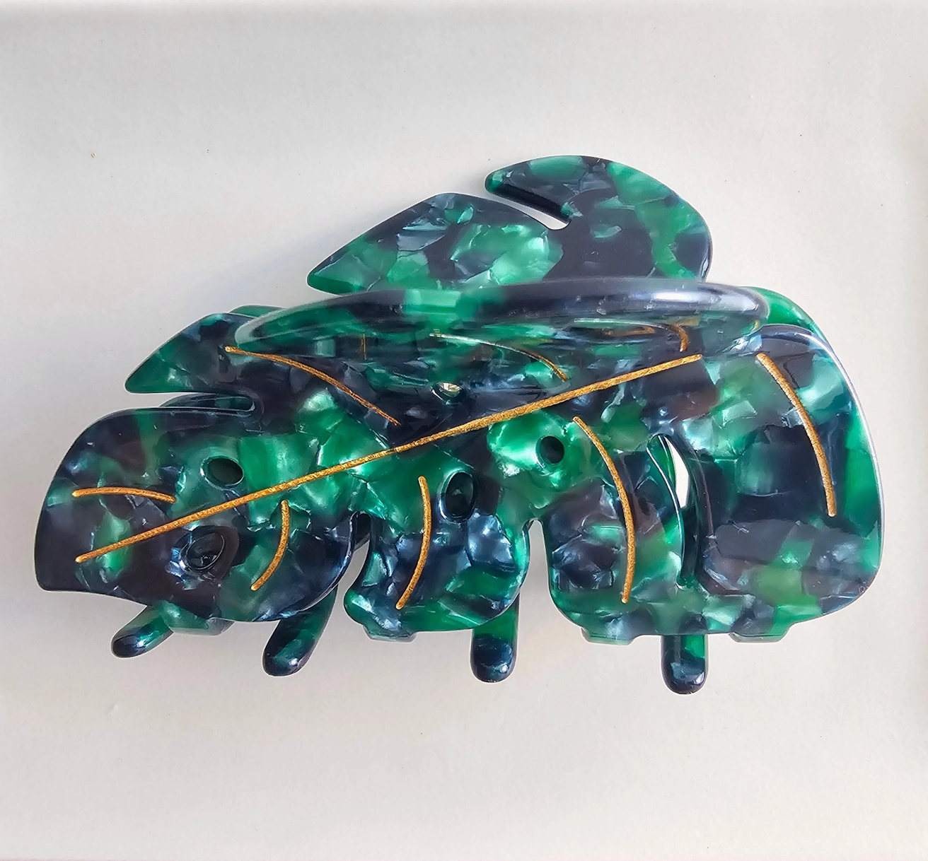 Monstera Hair Clip