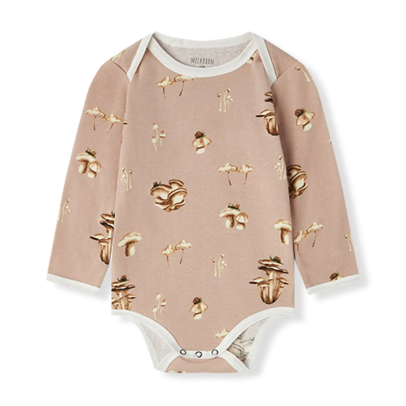 Mushroom Long Sleeve Onesie