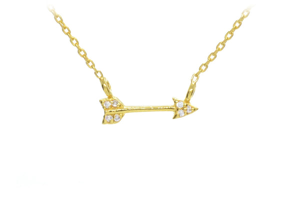 CZ Arrow Necklace