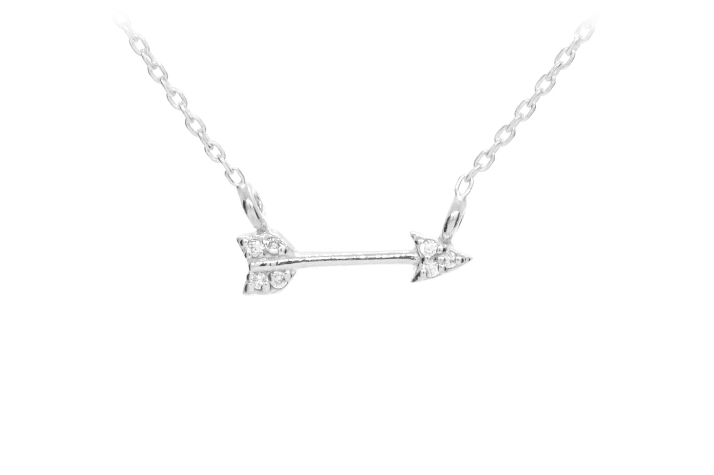 CZ Arrow Necklace