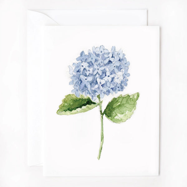 Hydrangea Stem Notecard Set