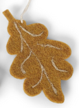 Felt Oak Leaf Ornament
