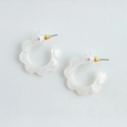 Acrylic Flora Mini Hoops