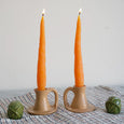 Carrot Taper Candle Set