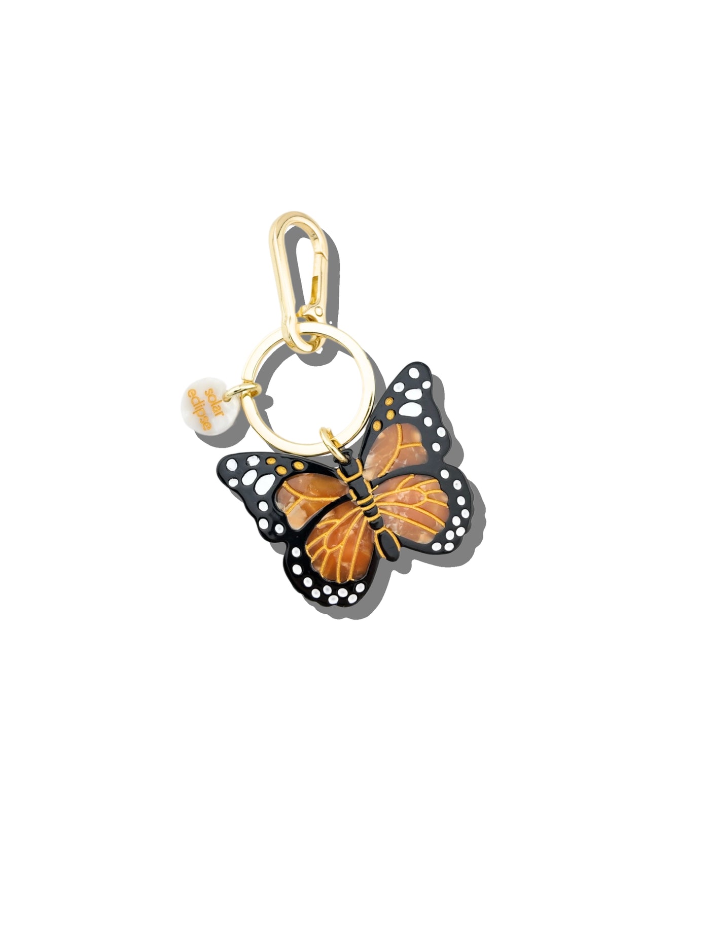 Monarch Butterfly Bag Charm
