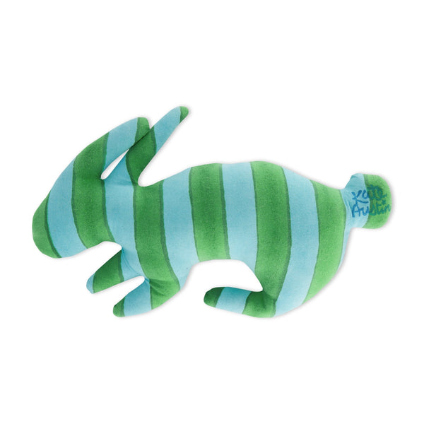 Cabana Stripe Bunny Pillow