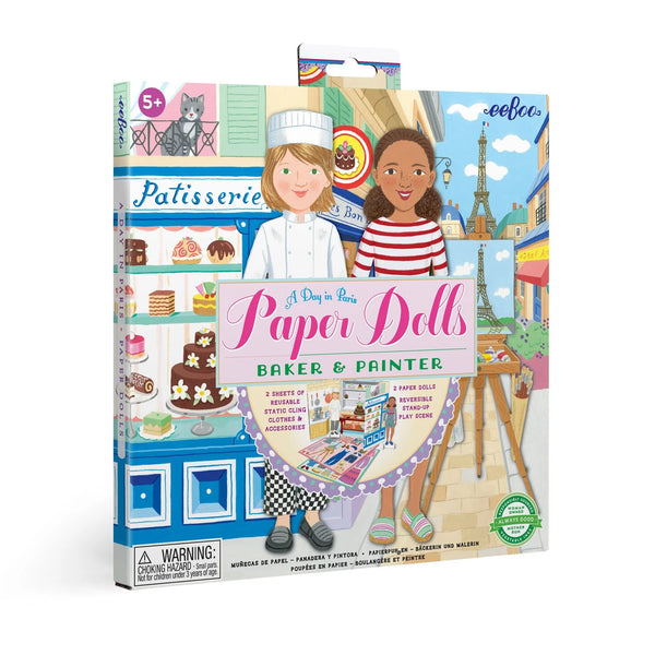 A Day in Paris Paper Dolls