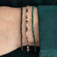 Petite Gemstone Beaded Bracelet