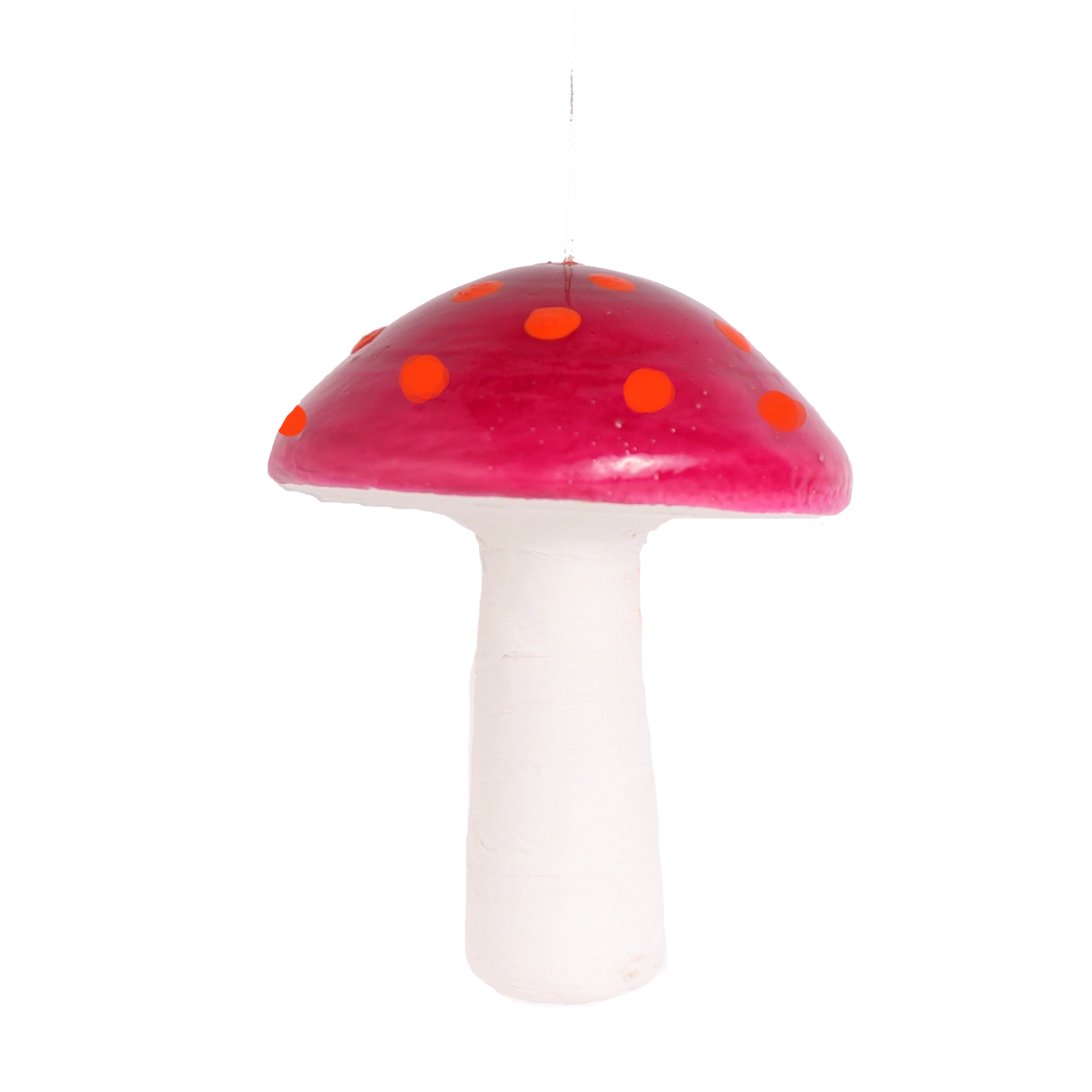 Spun Cotton Mushroom Ornament