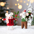 Red & Green Mouse Ornament