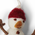 Felt Snowman Ornament