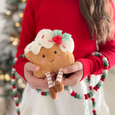 Frosted Gingerbread Star Plush