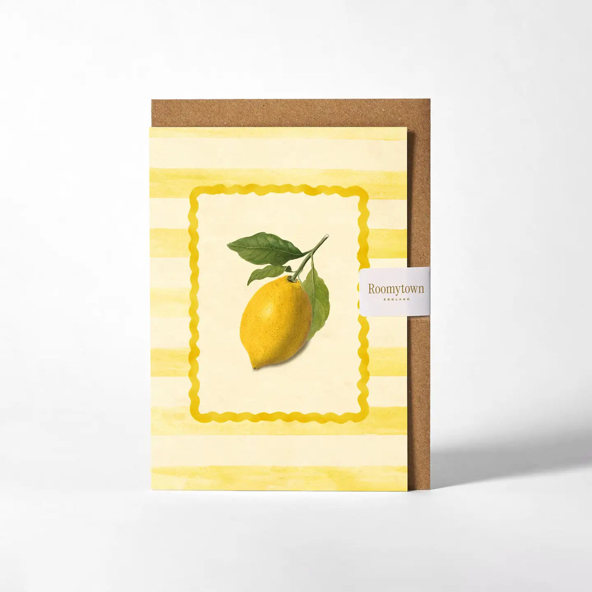 Lemon Bluecard Lemon Greeting Card – Firefly
