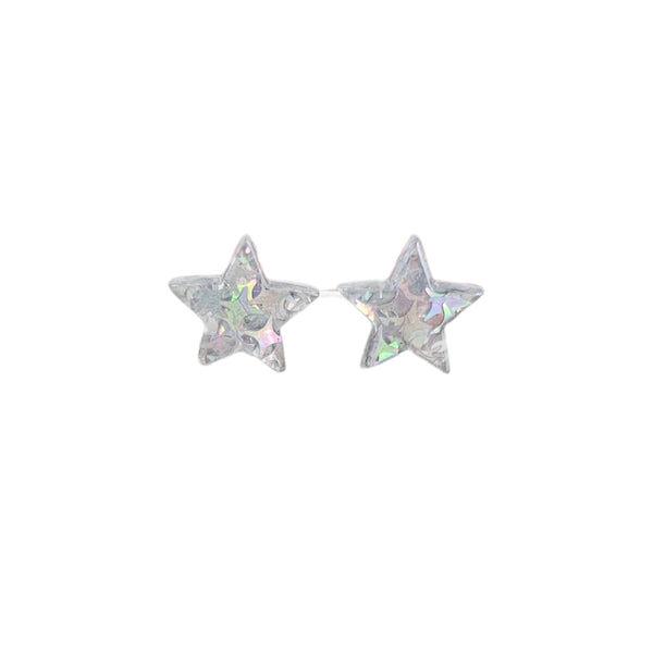 Glitter Star Studs