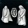 Pewter Nativity 3 Piece Set