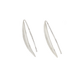 Curved Leaf Earrings