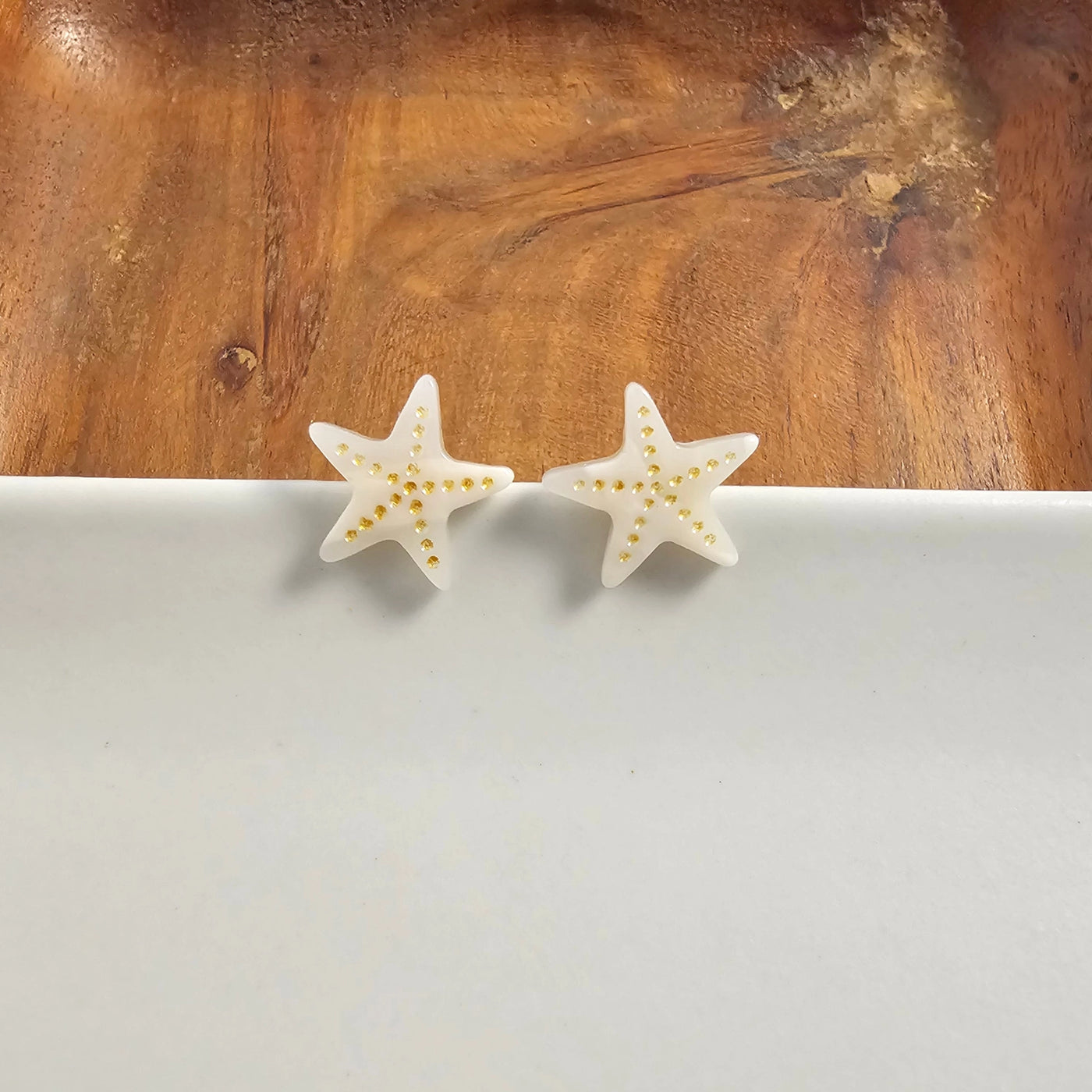 Acrylic Starfish Studs