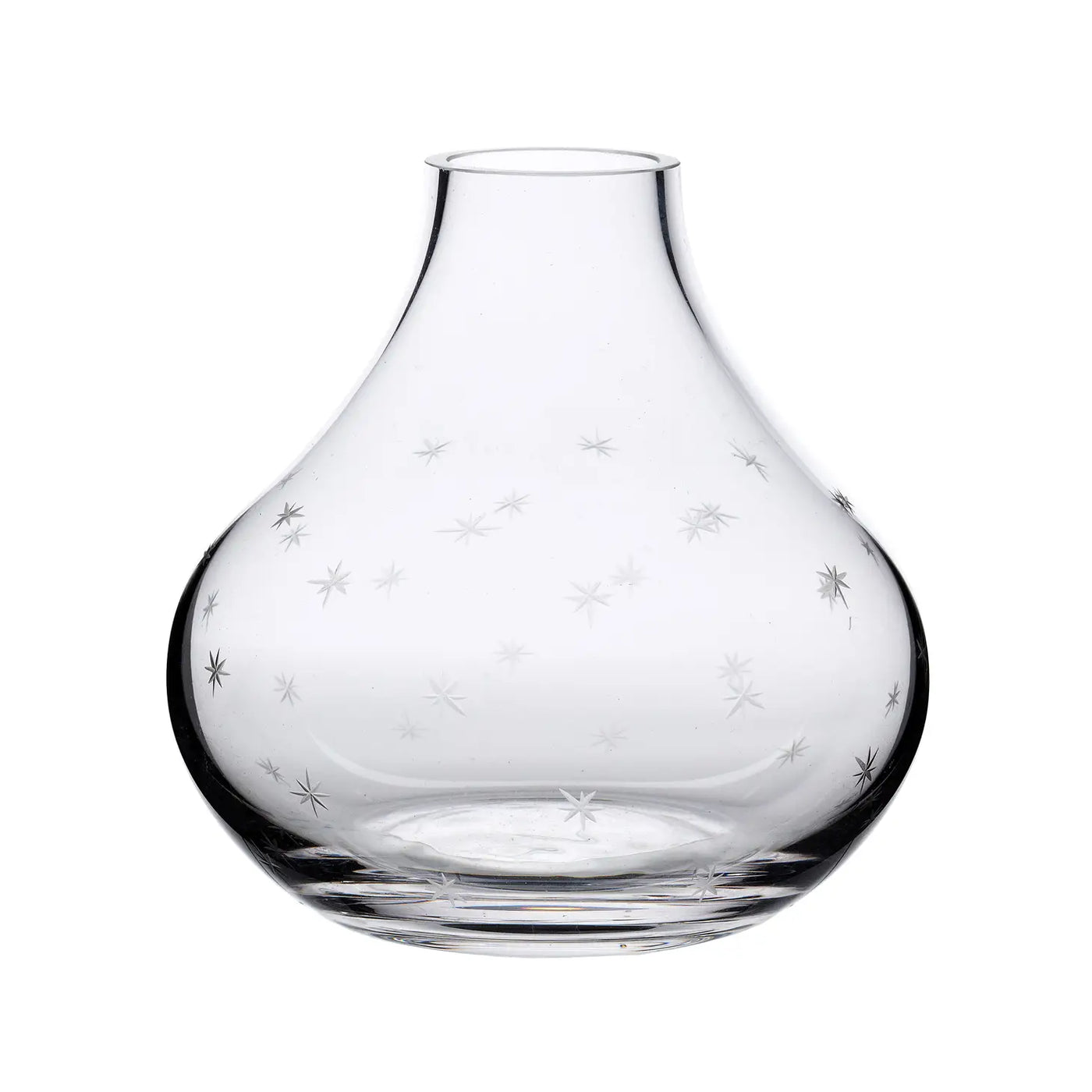 Stars Small Crystal Vase