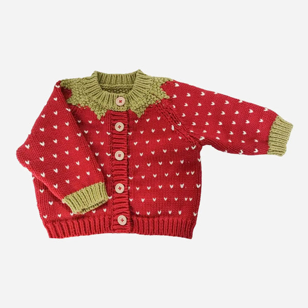 Strawberry Cardigan