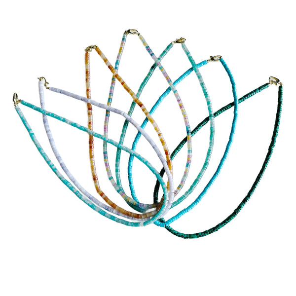 Sullivan Heishi Gemstone Necklace