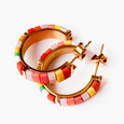 Tila Bead Hoop Earrings