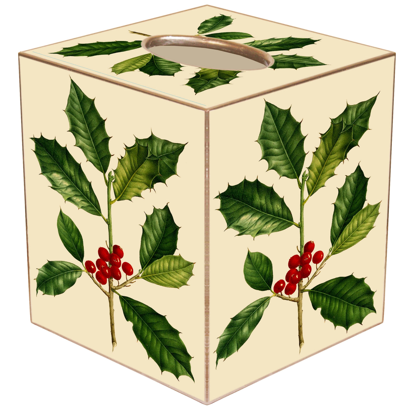 American Holly Tissue Box Cover