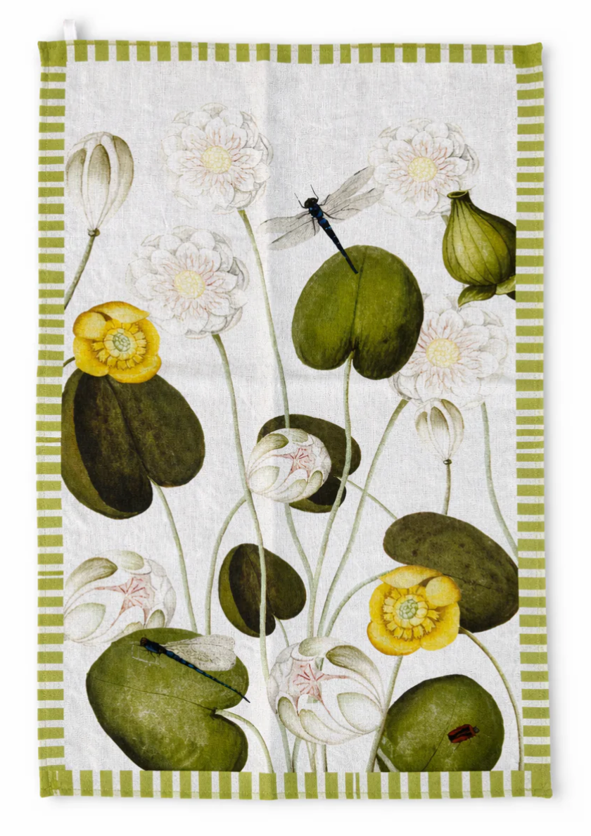 Water Garden Tea Towel